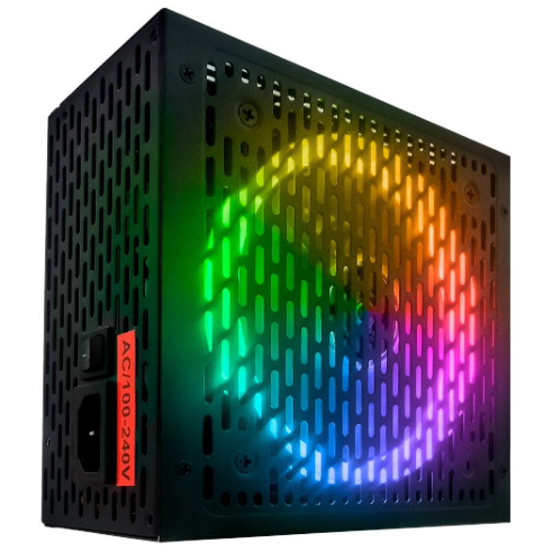 Fonte Real 1000W BRX Rainbow Series RGB 80 Plus