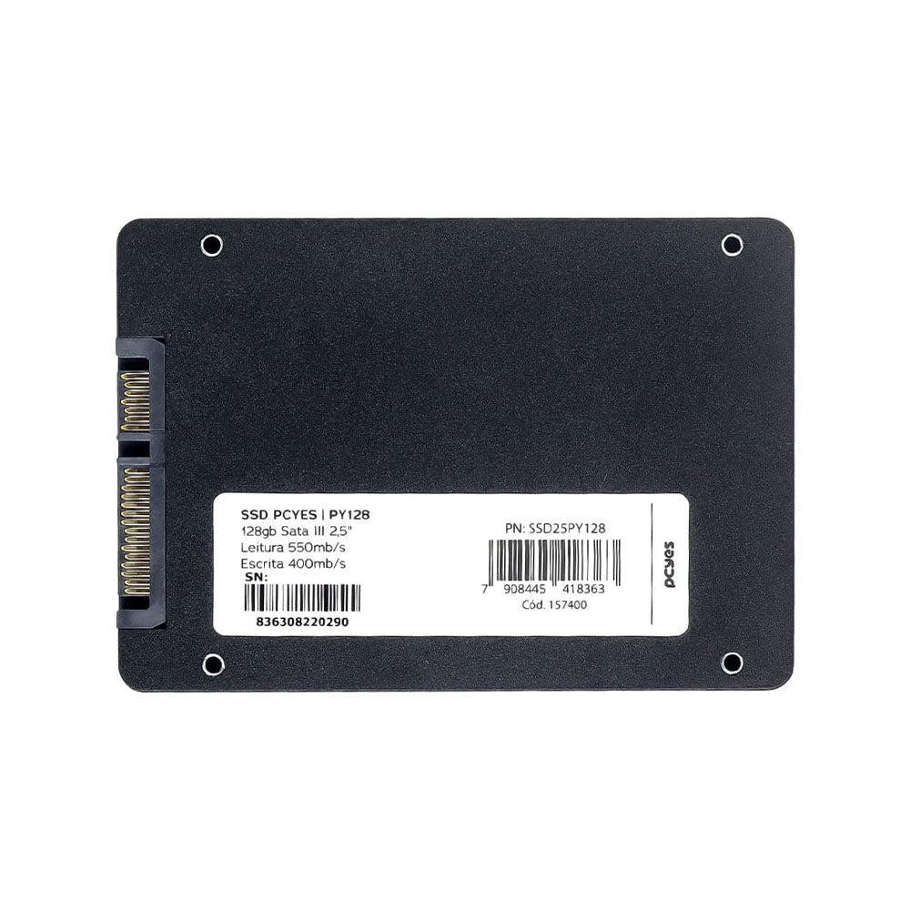 Ssd 120gb (128Gb) PCYes Sata III 2.5" 550Mb/s - SSD25PY128 Truedata