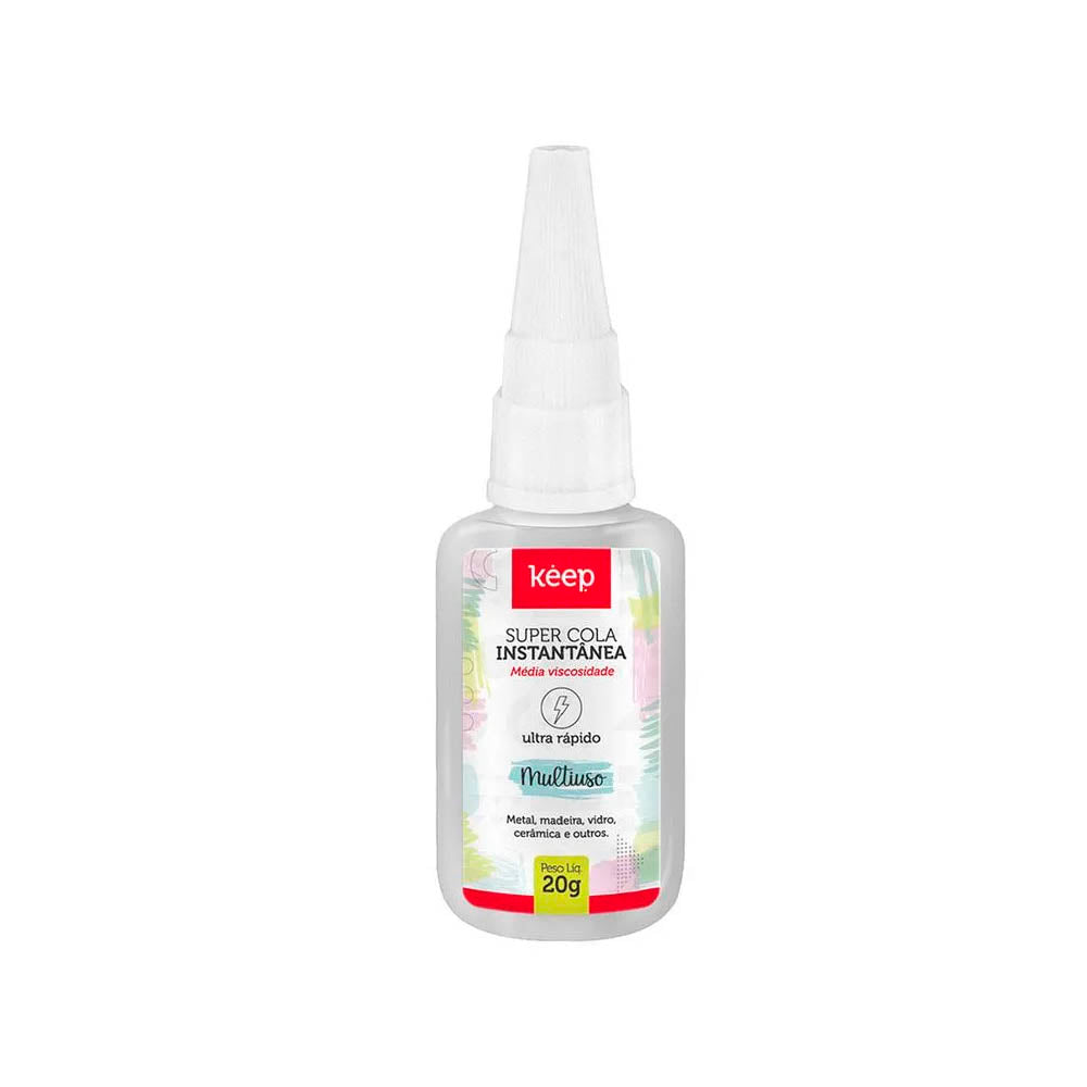 Cola Instantânea Multiuso Media Viscosidade 20g Keep - EI081