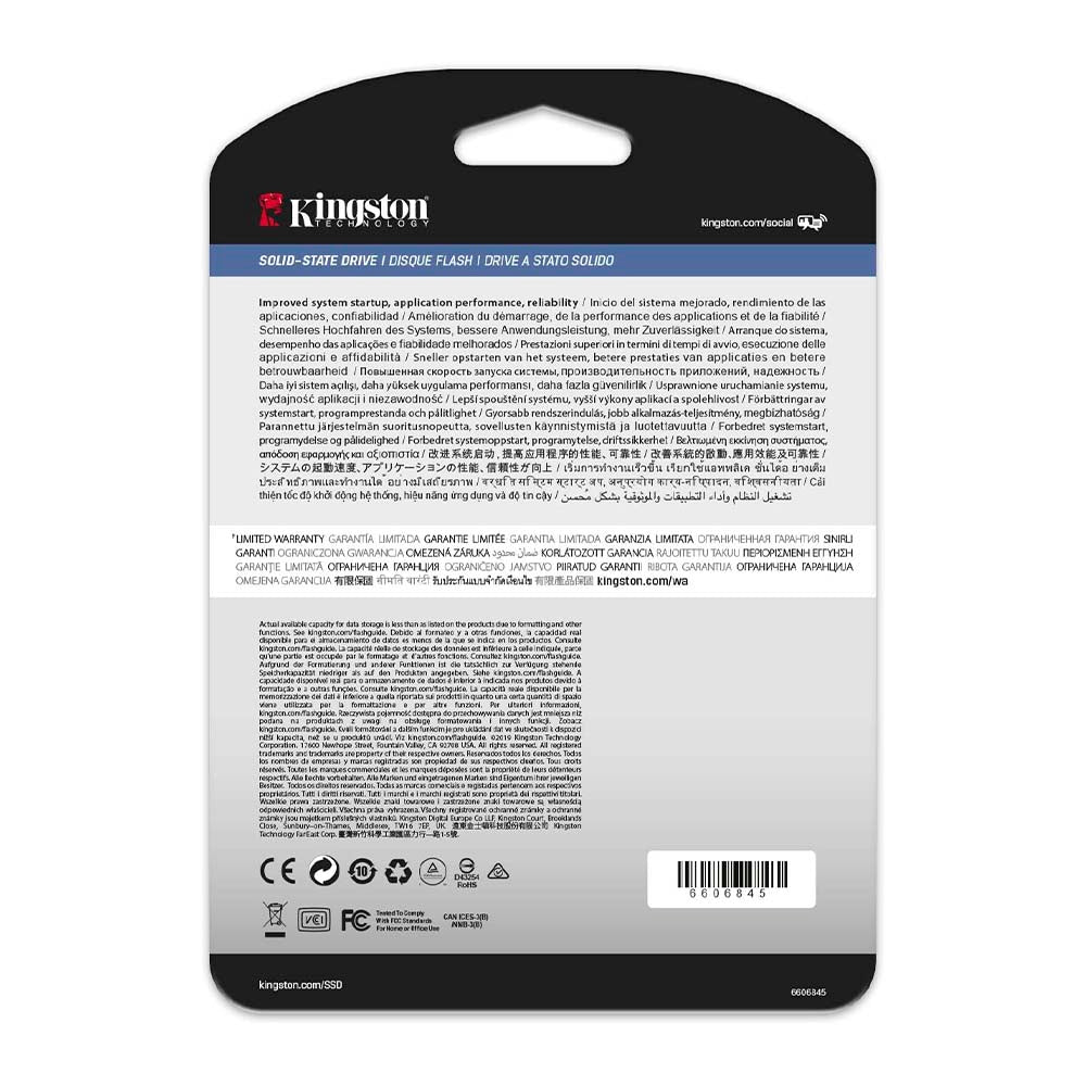 SSD Para Servidor 960gb Kingston DC 450R Enterprise - SEDC450R/960G