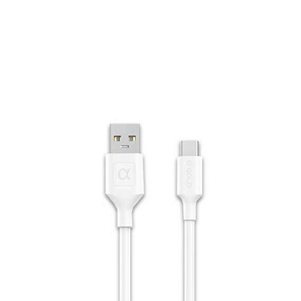 Cabo Usb Tipo C Para Celular C/ Chip Inteligente 5A 1mt aGold - CB12-3