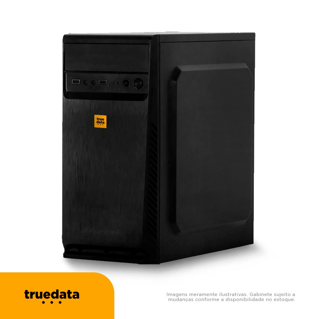 Computador Desktop Truedata Intel Core I3 - 2100 3.1ghz 4gb Ssd 120gb - Truedata