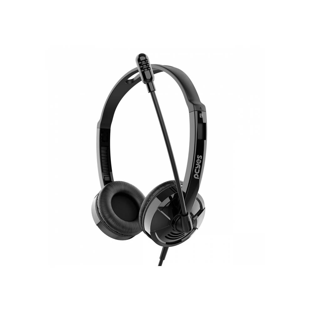 Headset PCYes Office HB500 Driver 30mm Usb Preto - PHB500 Truedata