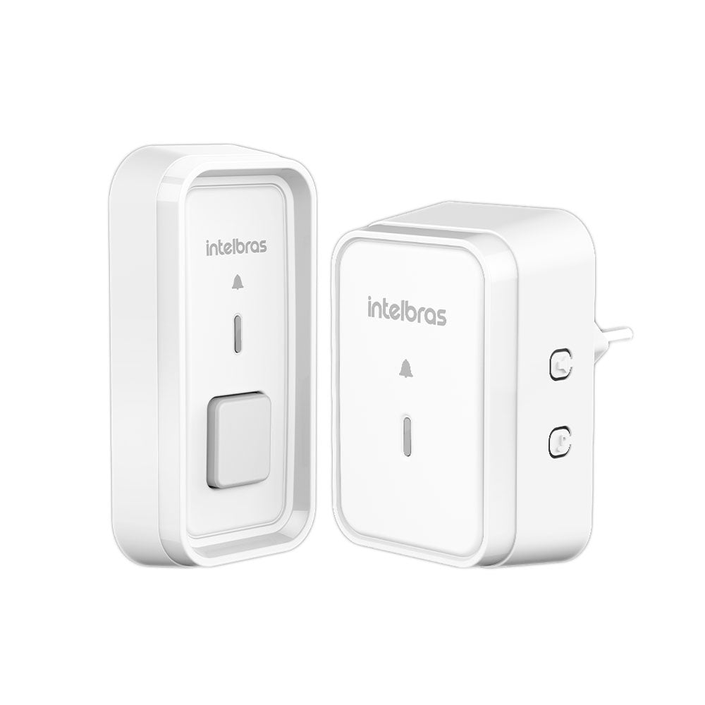 Campainha Sem Fio Com Bateria Intelbras Cib 101 Branca - 4522001