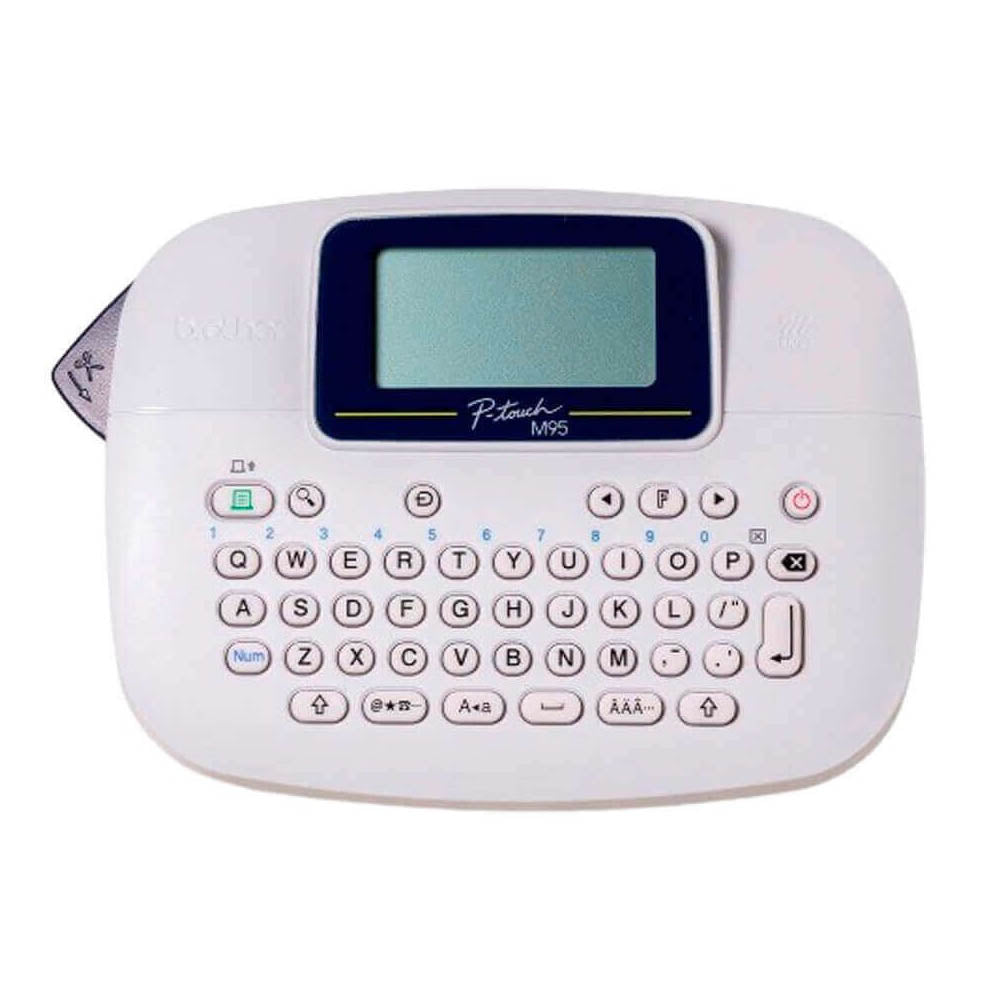 Etiquetadora Rotulador Brother PT-M95WT Branco C/ 3 Fitas M231 Truedata