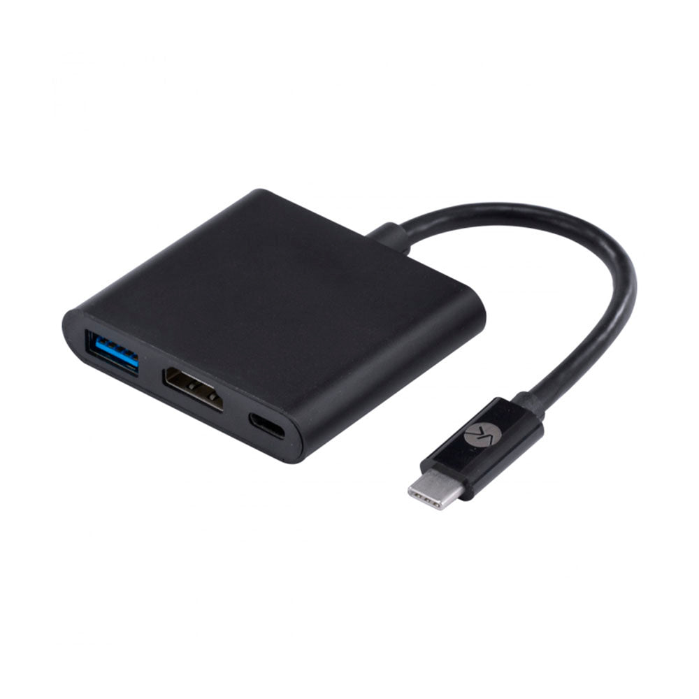 Adaptador Conversor Usb Tipo C Para Usb 3.0 + Hdmi + Usb Tipo C - HCHUC-20