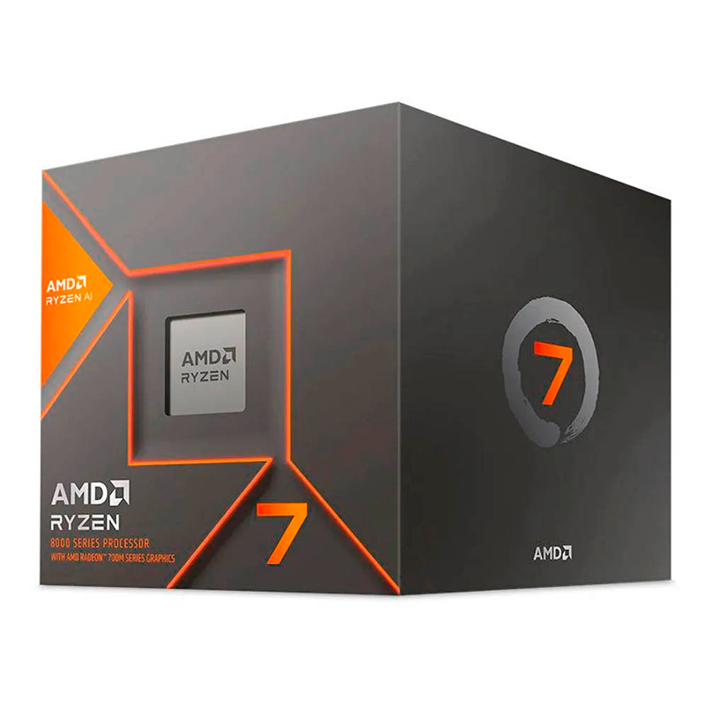 Processador Amd Ryzen 7 8700G 5.1Ghz 16mb Cache Socket Am5 (Com Video Integrado) - 100100001236BOX