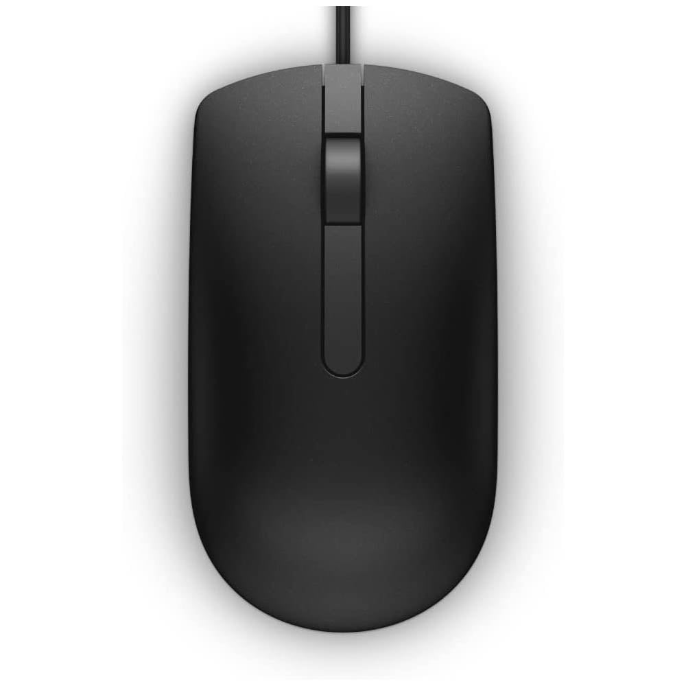 Mouse Usb Com Fio Preto Dell 1000 Dpi - MS116