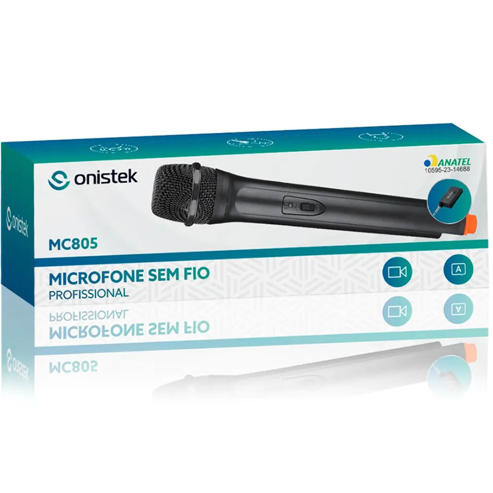 Microfone Sem Fio Onistek - ON-MC805