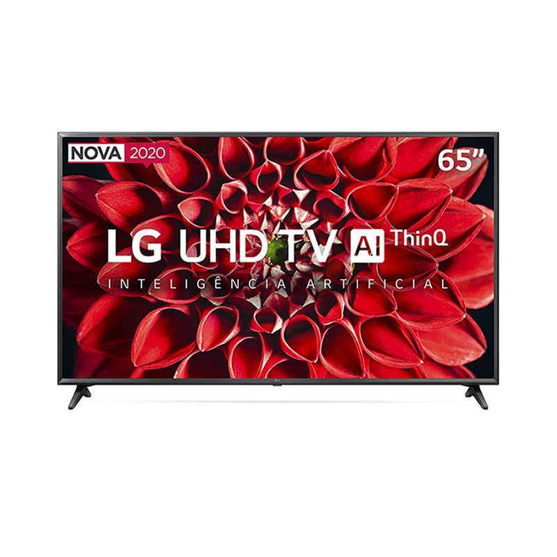 Smart TV Led LG 65" UHD Wi-fi Bluetooth USB HDMI Thinq AI Alexa Integrada - 65UN7100PSA Truedata