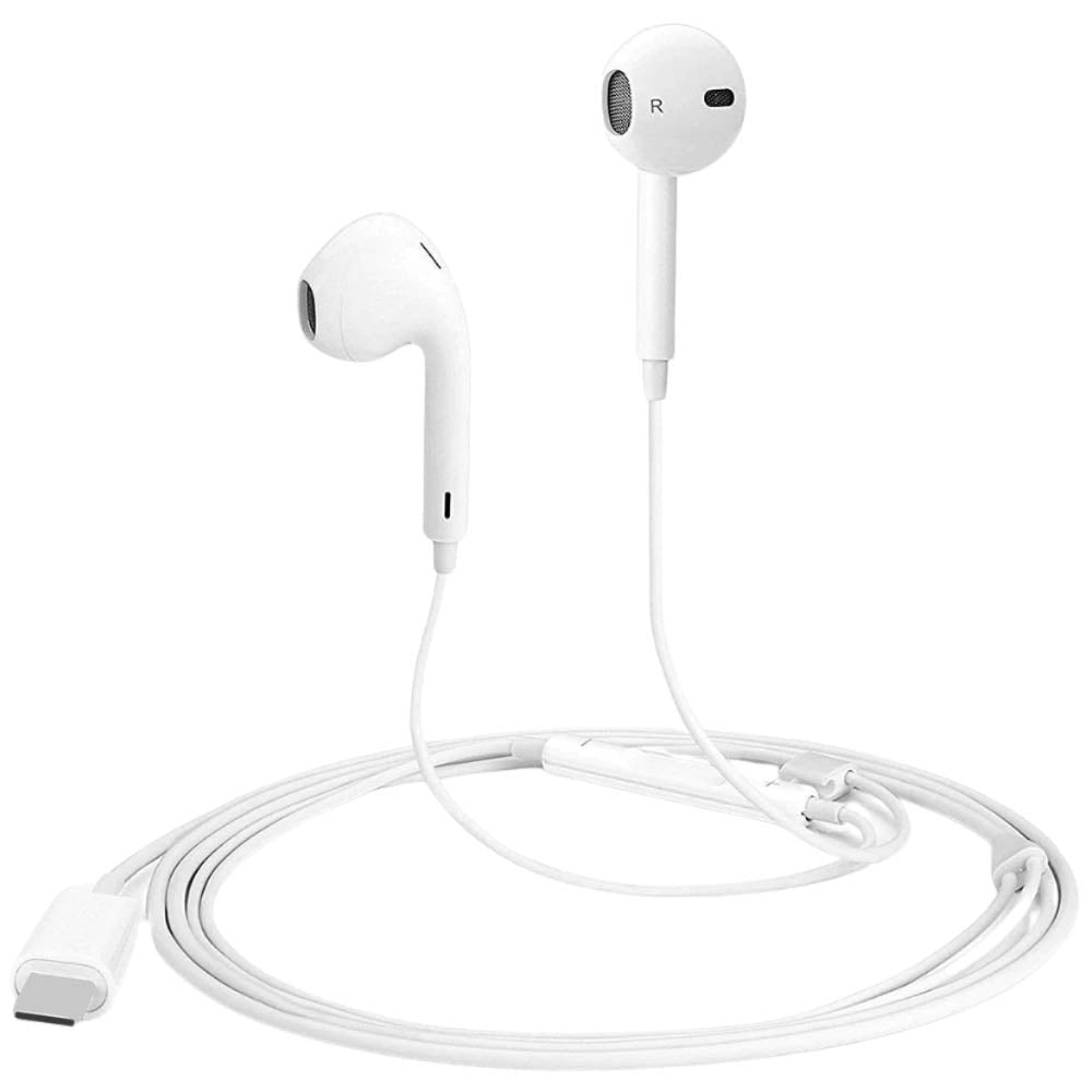 Fone De Ouvido USB Tipo C com Microfone aGold Branco - FN-A77