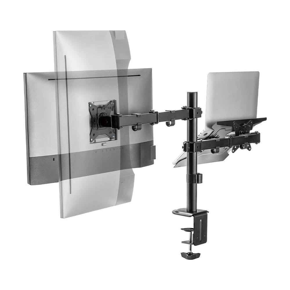 Suporte de Mesa Articulado para Monitor 17" a 32" e Notebook de 10" a 15,6" Fortrek Fk485s - 81036