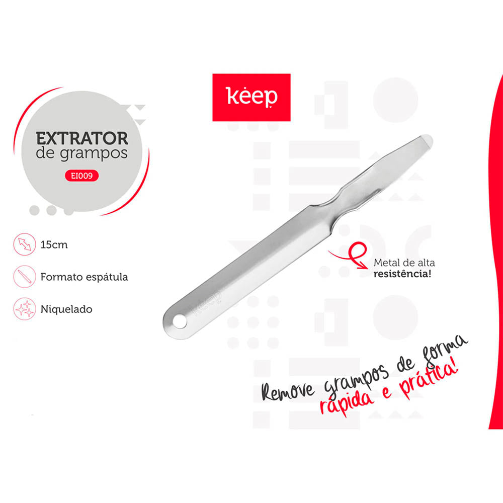 Extrator de Grampos Espatula Keep - EI009