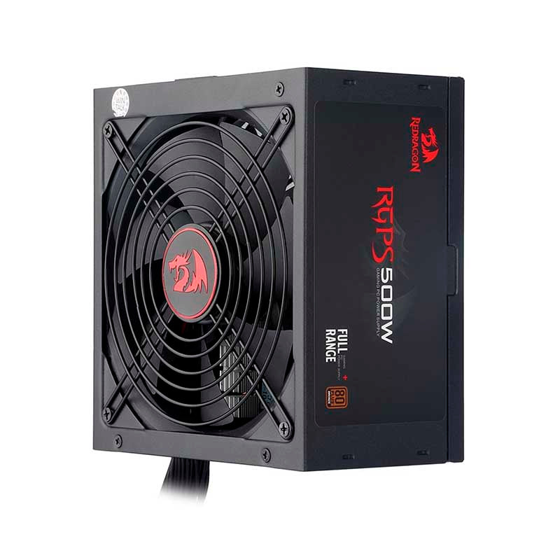 Fonte Real Atx Gamer 500w Redragon 80 Plus Bronze Pfc Ativo S/ Cabo Biv - GC-PS001-1 Truedata