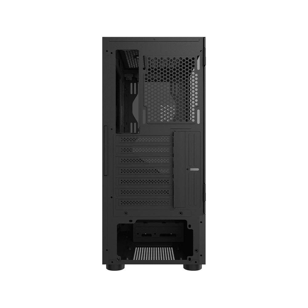 Gabinete Gamer PCYes Set Black Vulcan C/ Lateral em Vidro Temperado Preto - GSBVPBR Truedata