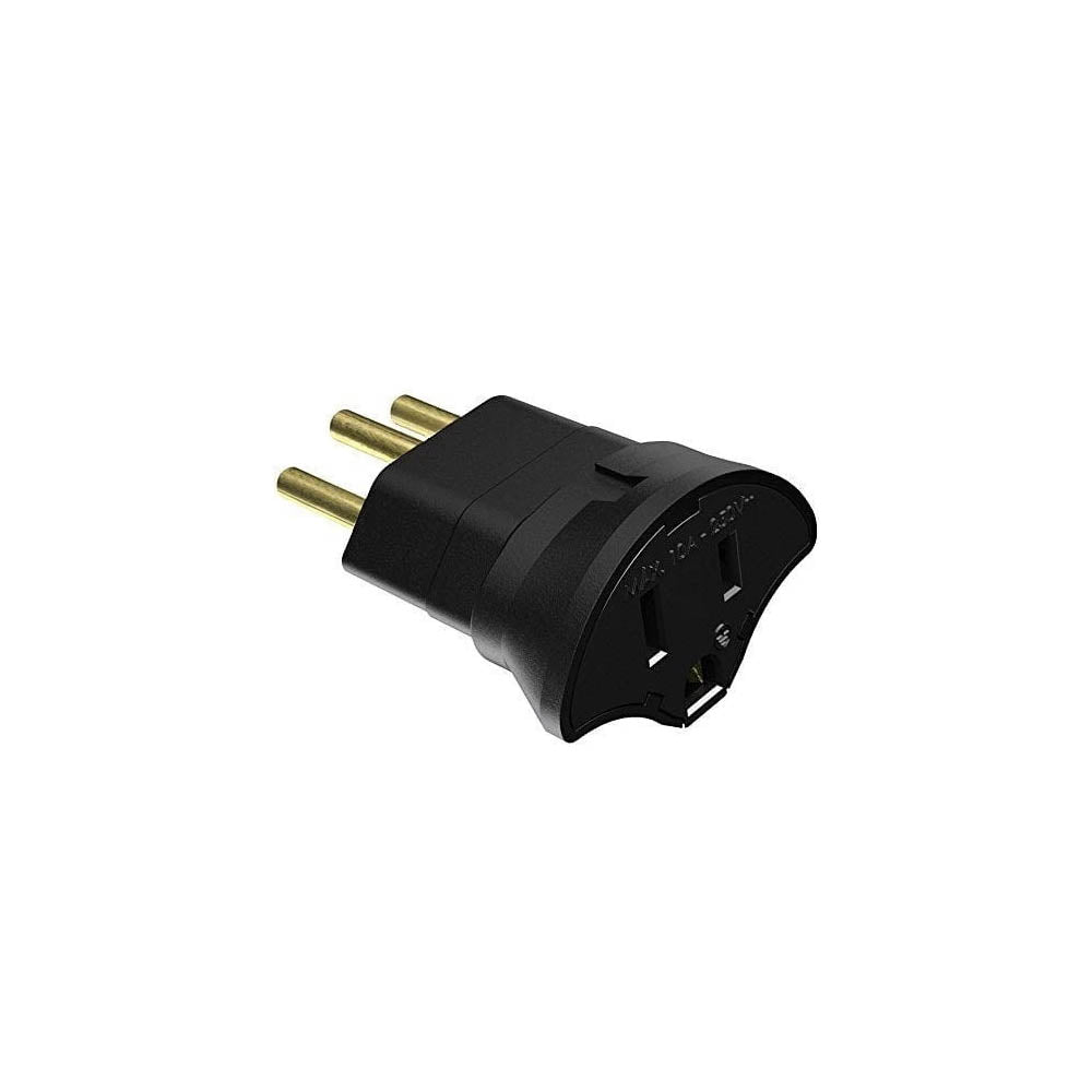 Adaptador de Tomada SMS US-BR Preto - 64120