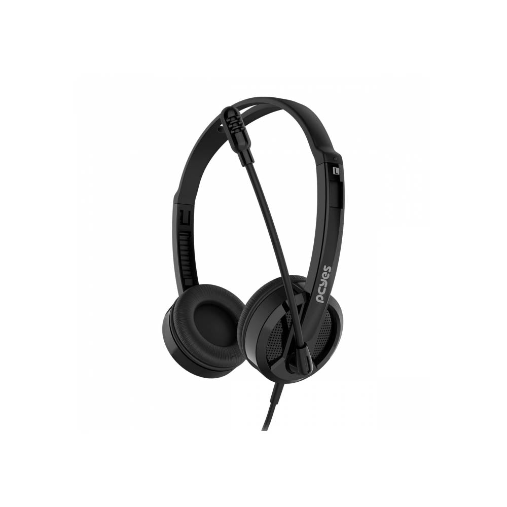 Headset PCYes Office HB300 Driver 30mm P2/P3 Preto - PHB300 Truedata