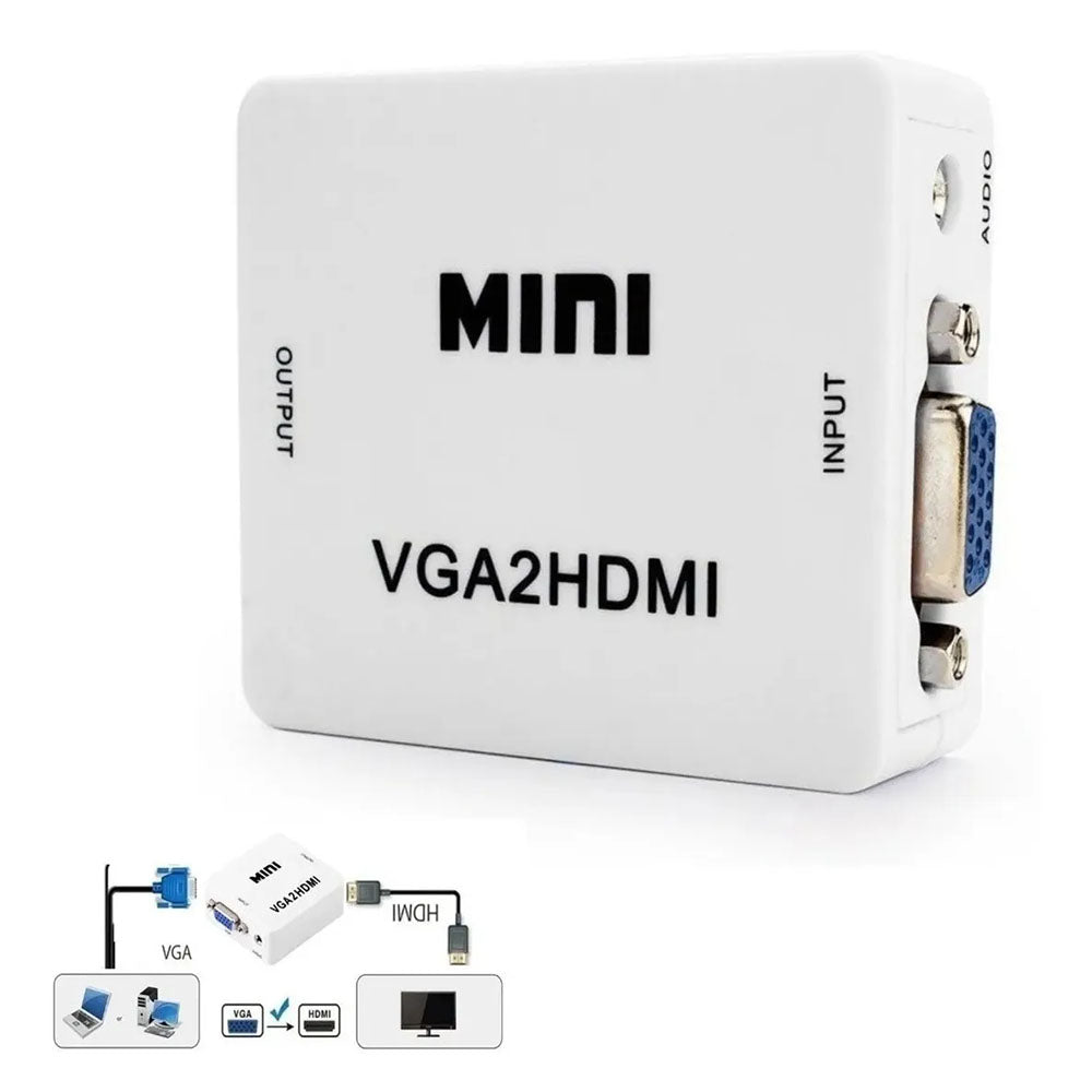 Adaptador Conversor Vga Fêmea Para Hdmi - Vga2hdmi