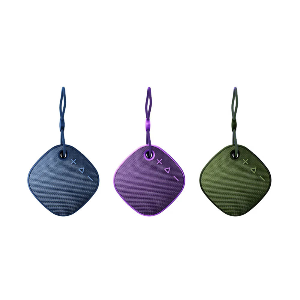 Caixa de Som Portátil Ezra 5w Hi-fi Bluetooth 5.3 Longa Duração Roxa - Ez-D25
