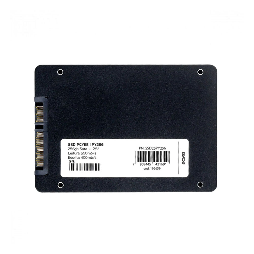 Ssd 240gb (256Gb) PCYes Sata III 2.5" 550Mb/s - SSD25PY256 Truedata