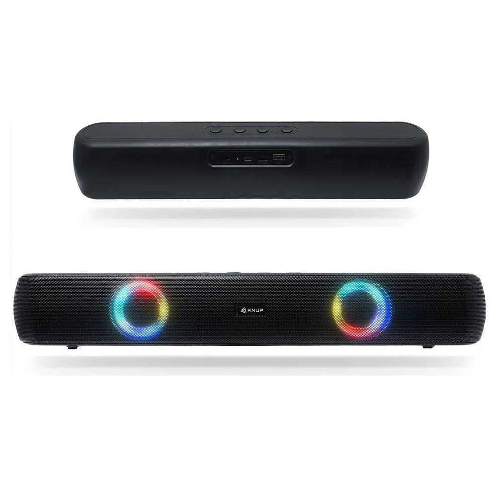 Caixa De Som Soundbar 10W Knup Horus Bluetooth P2 C/ LED - RO833