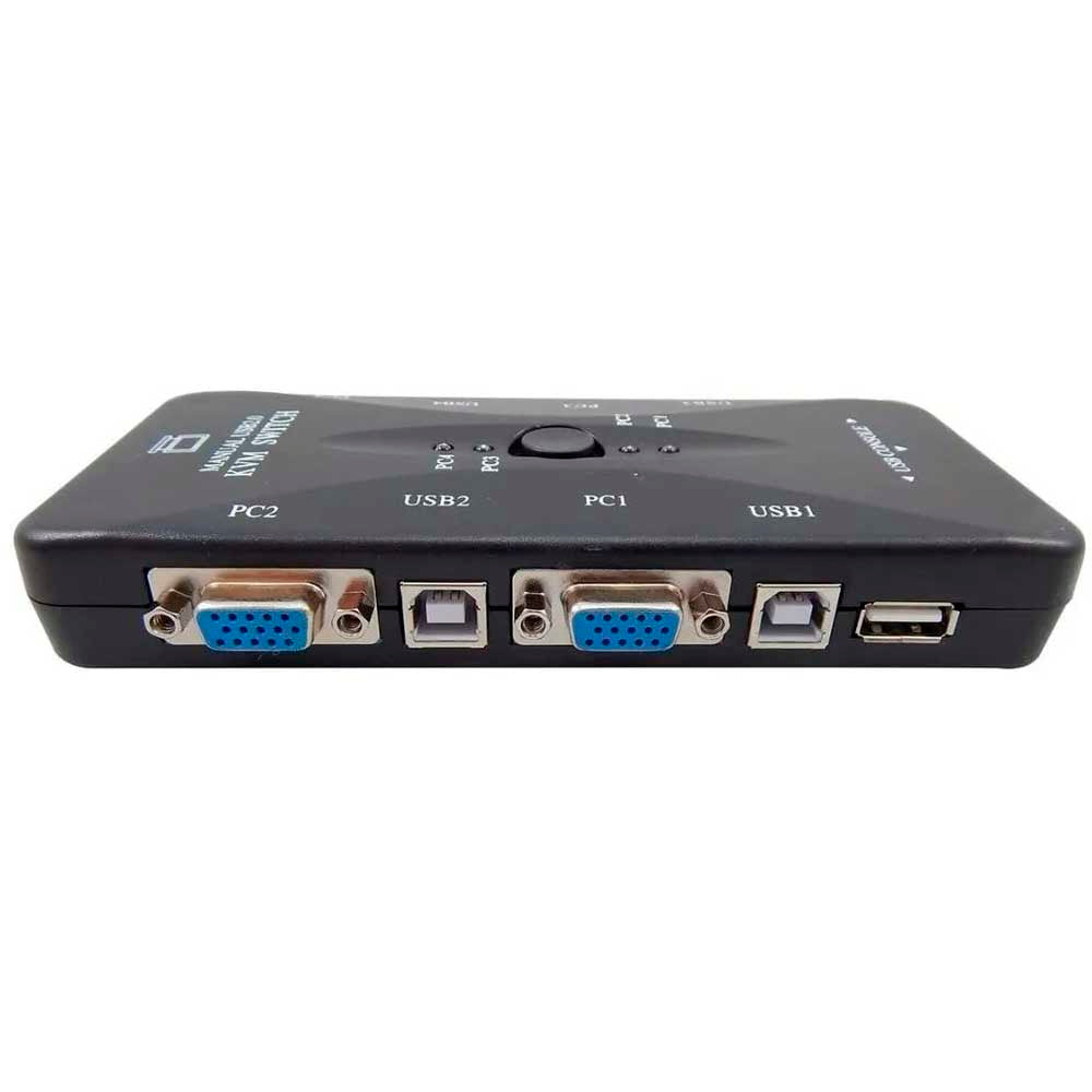 Switch Kvm Vga 4 Portas Lelong - 2.0 Kvm Switch - LE-5553