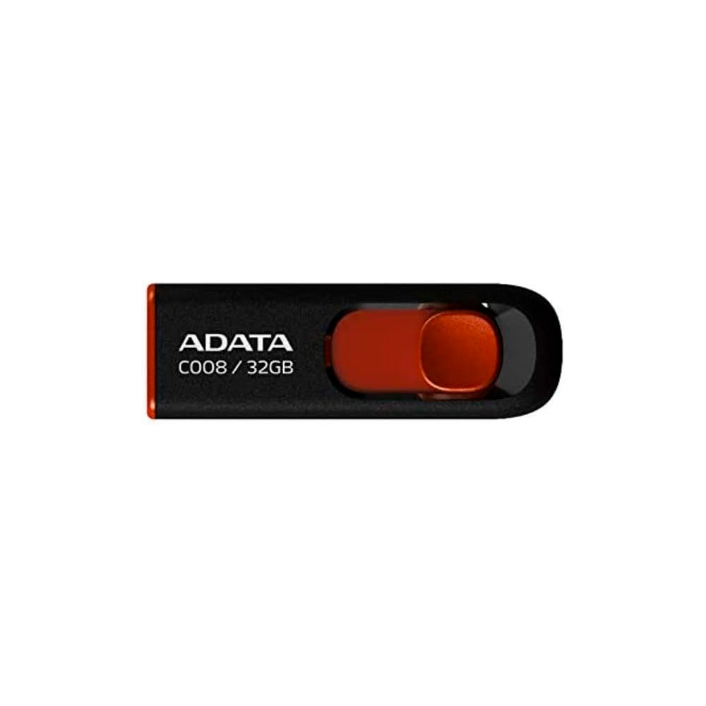 Pen Drive 32gb USB Adata 32G Preto / Vermelho - AC00832GRKD