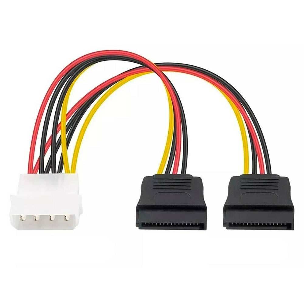 Cabo Adaptador Dados e Energia Molex X Sata 15P 20cm Grasep - D-CIC02