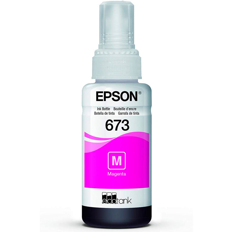 Refil De Tinta Epson T673320 - Magenta Para L800 L805 L810 L1800 Truedata