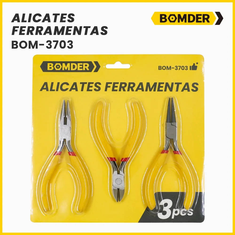 Kit De Alicates Bomder - BOM-3703