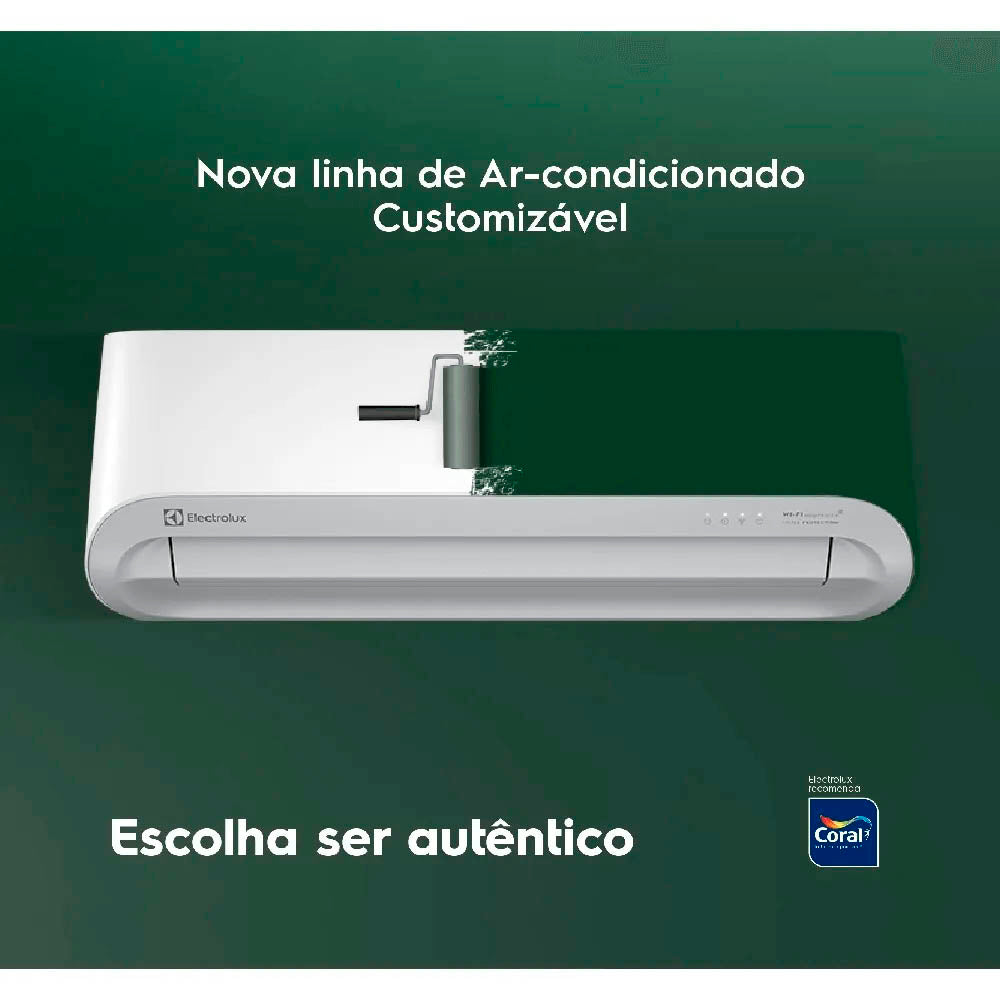 Ar-Condicionado Split Color 9.000 BTUs Frio Classe E Electrolux - UE09F/UI09F Truedata