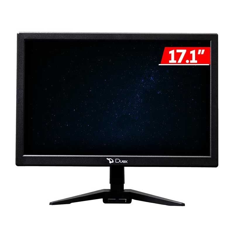 Monitor Led 17.1 Pols Duex HDMI Vga 1280x1024 100000:1 5ms - DX M170T - Truedata