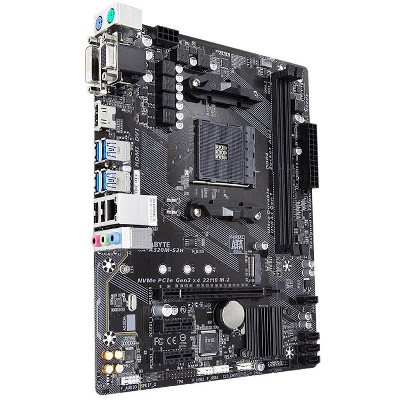 Placa Mae AMD Gigabyte GA - A320M - S2H DDR4 Socket AM4 - Truedata