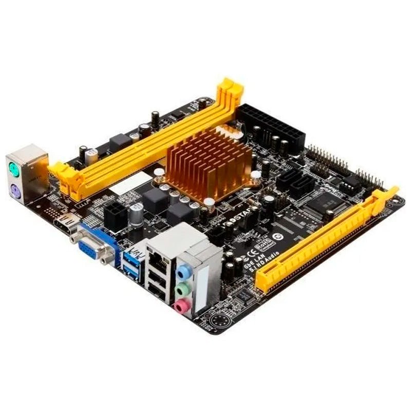 Placa Mae Biostar A68N2100E Ddr3 Proc Integrado Amd Dual Core E1 - 2100 Hdmi - Truedata