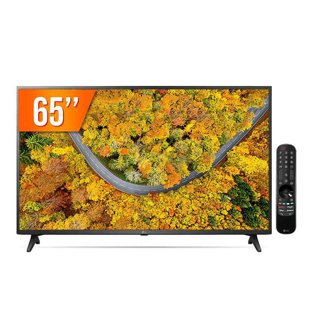 Smart TV Led LG 65" UHD 4K Wi-fi Bluetooth USB HDMI ThinQ Al Alexa Integrada - 65UP751C0SF.BWZ
