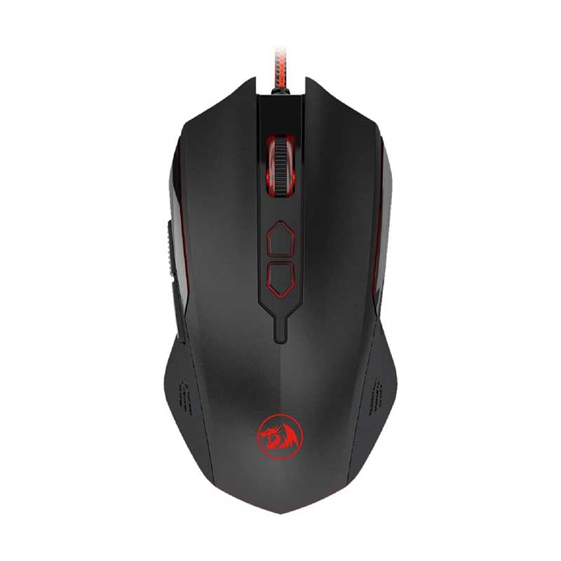 Mouse Gamer Redragon Inquisitor 2 6 Botoes 7200 Dpi Black / Red - M716A