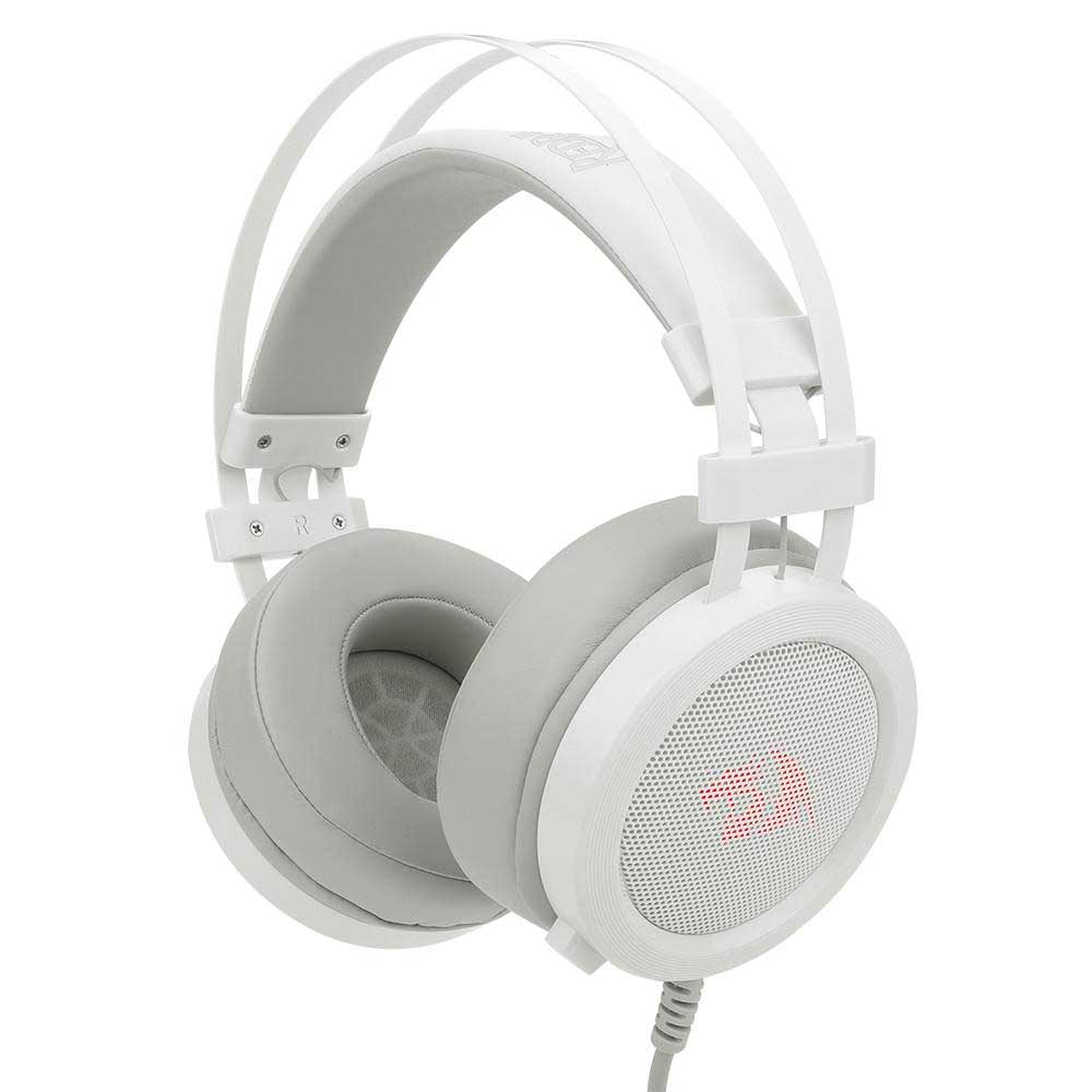 Headset Gamer Redragon Scylla Lunar White P2 Branco - H901W
