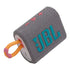 Caixa de Som Portátil Bluetooth JBL GO3 4.2W Cinza - JBLGO3GRY