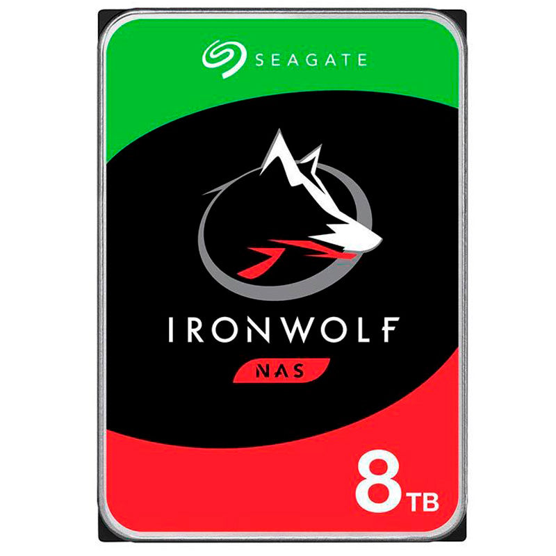 Hd Para Servidor Nas 8tb Seagate Ironwolf Sata 6gb/S 256mb - ST8000VN004