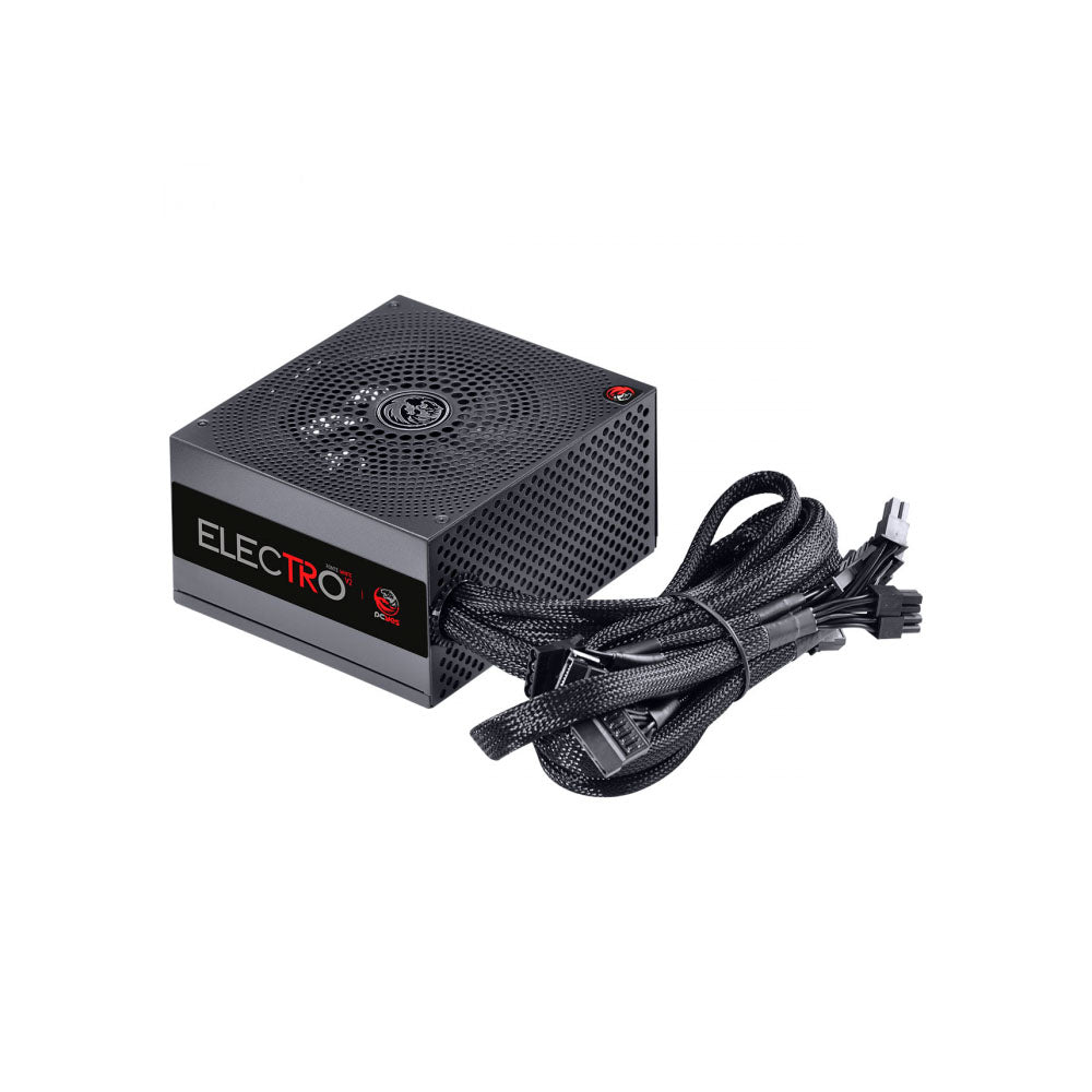 Fonte Real Atx 500w Electro V2 Series 80 Plus White PCYes Pfc Ativo - ELV2WHPTO500W