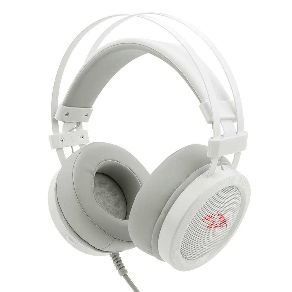 Headset Gamer Redragon Scylla Lunar White P2 Branco - H901W