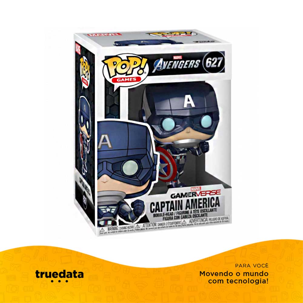 Funko Pop Avengers Gamerverse - Capitao America - Stark Te - 35217