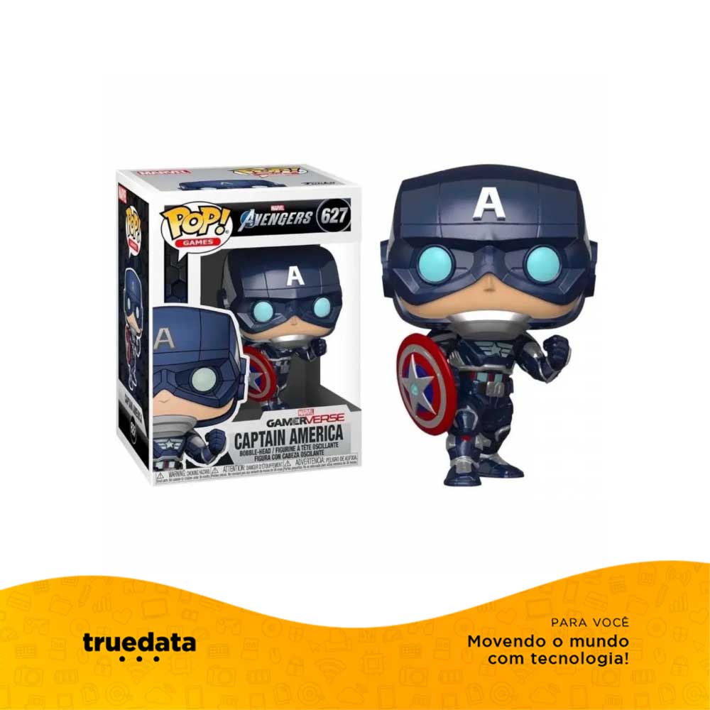 Funko Pop Avengers Gamerverse - Capitao America - Stark Te - 35217