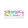 Teclado Gamer Membrana Redragon Shiva RGB Branco - K512WP-RGB - Rosa/Branco