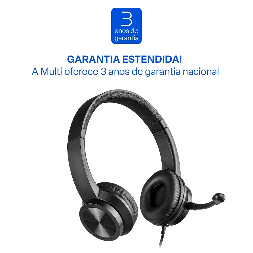 Headset Usb / Usb-C Multi HF1100 Preto - PH501