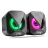 Caixa De Som Knup Horus 2.1 Multimidia 16W RMS C/ Led Usb e P2 - RO821
