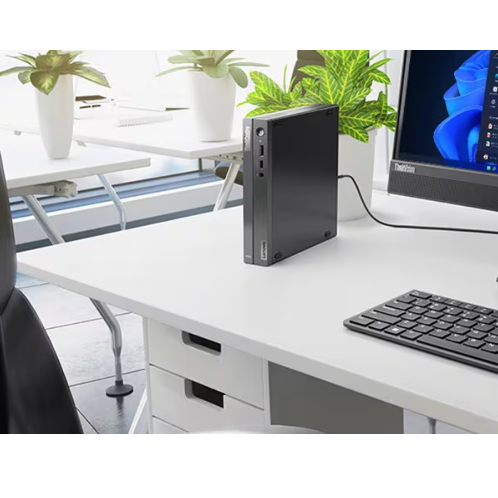 Mini Computador Lenovo Tiny Thinkcentre Neo 50Q G4 Intel Core I3-1215U 8gb 256Gb Ssd Win11 Pro C/ Teclado e Mouse