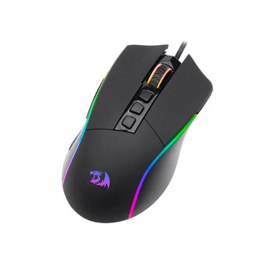 Mouse Gamer Redragon Plank 16000 dpi 9 Botões Preto RGB - M812-RGB