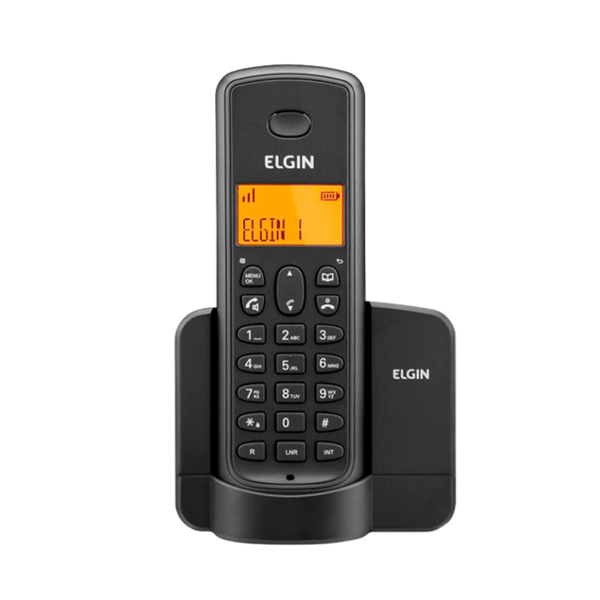 Telefone Sem Fio Elgin Tsf 8003 + 2 Ramais - Dect6.0 Teclado Iluminado, Identificador