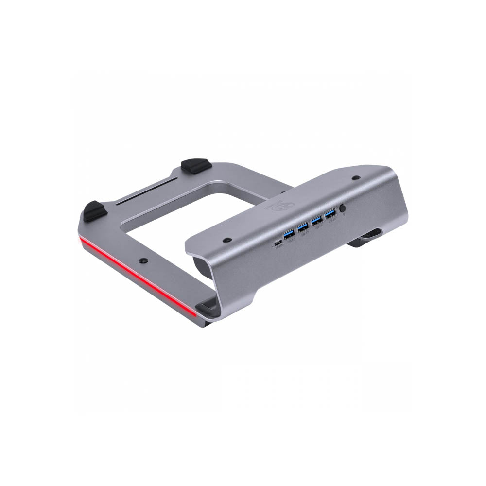 Suporte Para Notebook Gamer PCYes Podium Ate 17,3 Pols RGB C/ Hub  - PASNR01